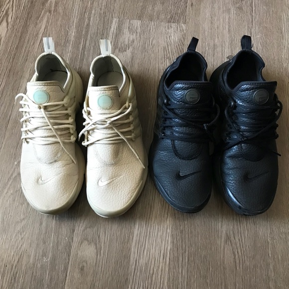 Nike Shoes - Black and Tan Nike Air Presto Premium Leather